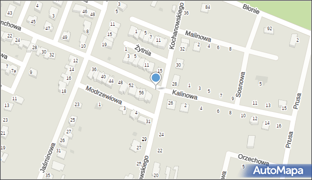 Skaryszew, Czeremchowa, 60, mapa Skaryszew