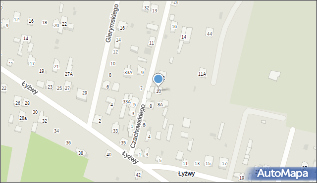 Skarżysko-Kamienna, Czachowskiego Dionizego, płk., 10, mapa Skarżysko-Kamienna