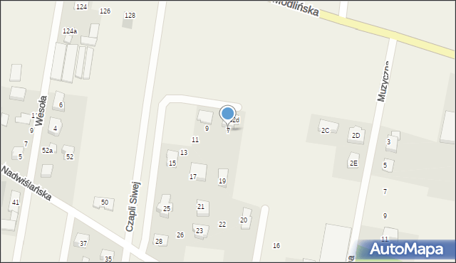 Skierdy, Czapli Siwej, 7, mapa Skierdy