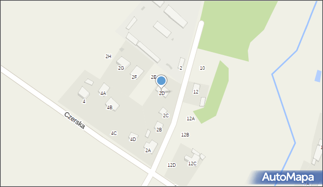 Śliwice, Czerska, 2D, mapa Śliwice