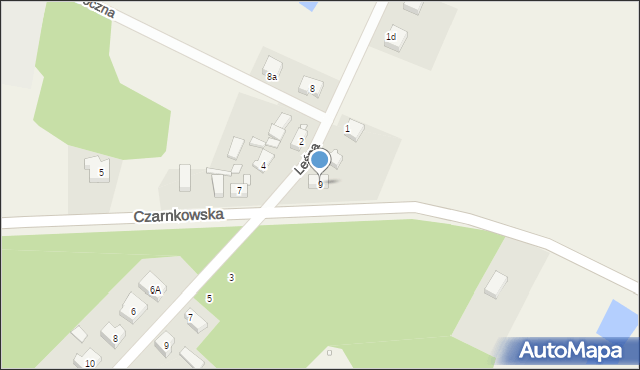 Śmieszkowo, Czarnkowska, 9, mapa Śmieszkowo