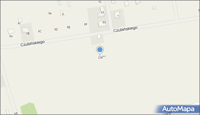 Smołdzino, Czubińskiego Zygmunta, prof., 11a, mapa Smołdzino