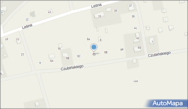 Smołdzino, Czubińskiego Zygmunta, prof., 6D, mapa Smołdzino