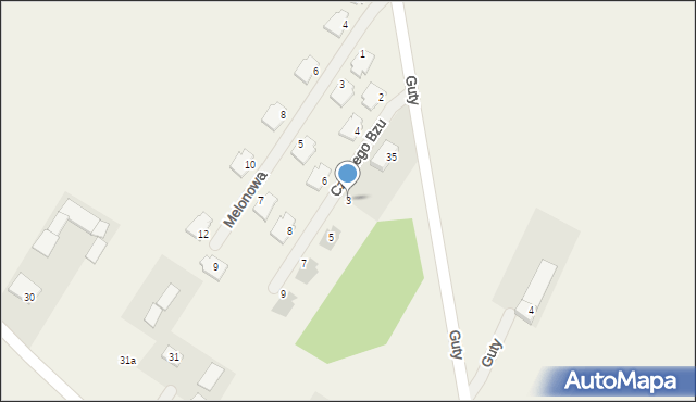 Stanisławowo, Czarnego Bzu, 3, mapa Stanisławowo