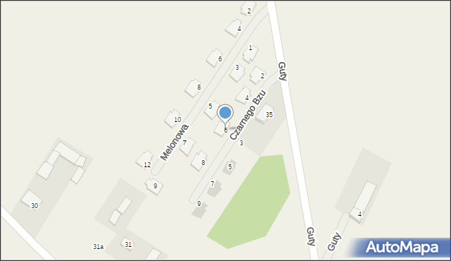 Stanisławowo, Czarnego Bzu, 6, mapa Stanisławowo