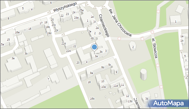 Stargard, Czarnieckiego Stefana, hetm., 3c, mapa Stargard