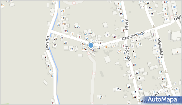 Stary Sącz, Czarnieckiego Stefana, hetm., 16, mapa Stary Sącz