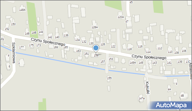 Sulejówek, Czynu Społecznego, 159, mapa Sulejówek