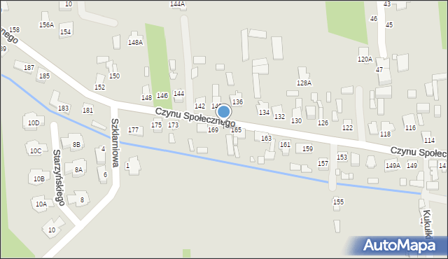 Sulejówek, Czynu Społecznego, 167, mapa Sulejówek