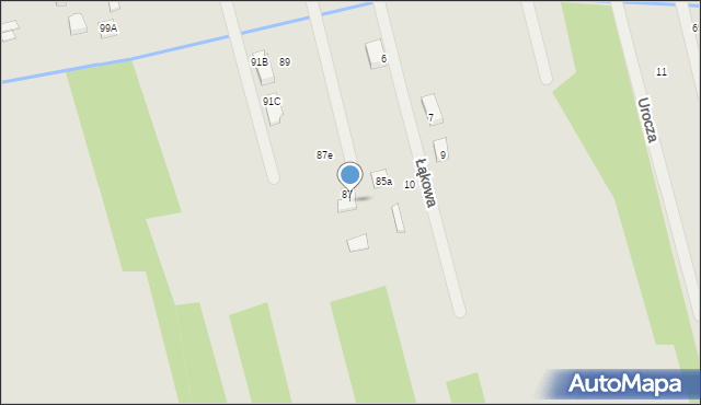 Sulejówek, Czynu Społecznego, 87a, mapa Sulejówek