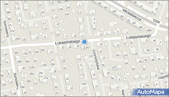 Szczecin, Czorsztyńska, 11, mapa Szczecina