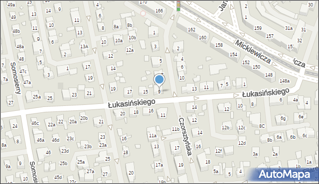 Szczecin, Czorsztyńska, 9, mapa Szczecina