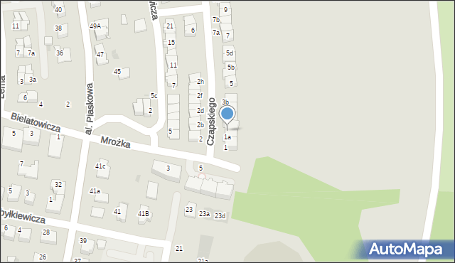 Tarnów, Czapskiego Józefa, 1b, mapa Tarnów