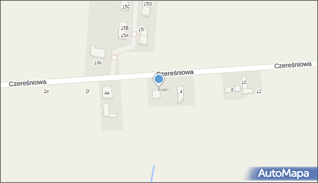 Tarnowo Podgórne, Czereśniowa, 4d, mapa Tarnowo Podgórne