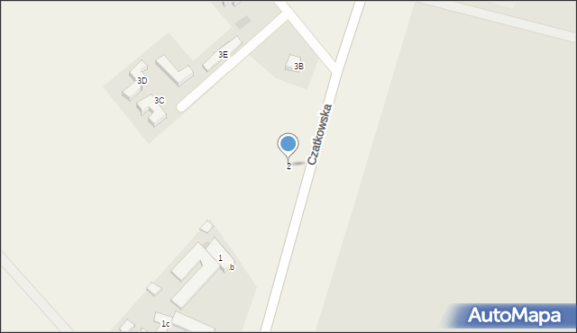 Tczewskie Łąki, Czatkowska, 2, mapa Tczewskie Łąki