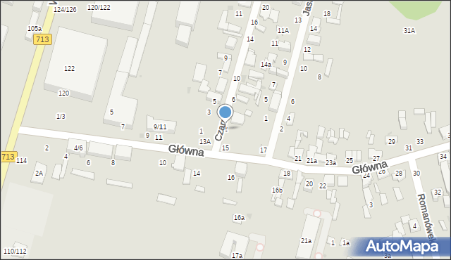 Tomaszów Mazowiecki, Czarna, 2, mapa Tomaszów Mazowiecki