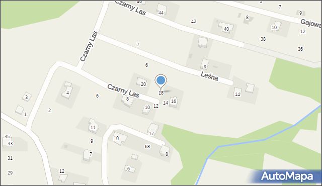 Tomice, Czarny Las, 18, mapa Tomice