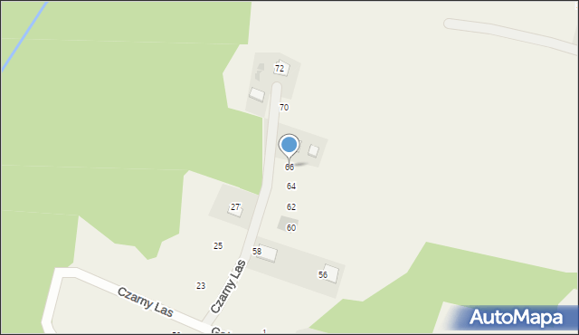 Tomice, Czarny Las, 66, mapa Tomice