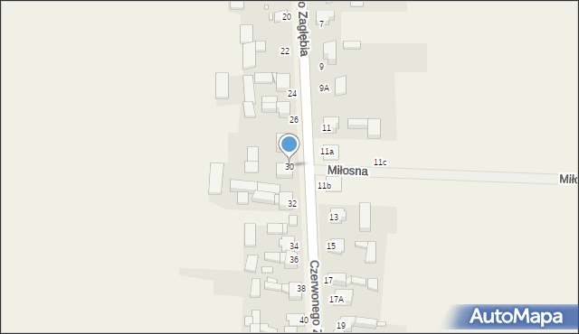 Toporowice, Czerwonego Zagłębia, 30, mapa Toporowice