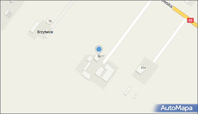 Waleńczów, Częstochowska, 58, mapa Waleńczów