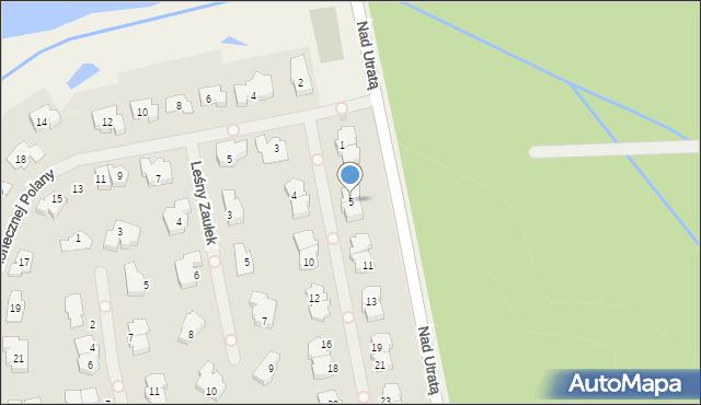 Walendów, Czerwonych Dębów, 5, mapa Walendów