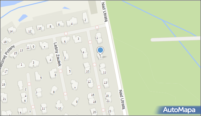 Walendów, Czerwonych Dębów, 7, mapa Walendów