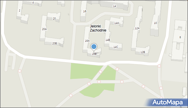 Warszawa, Czumy Waleriana, gen., 16B, mapa Warszawy