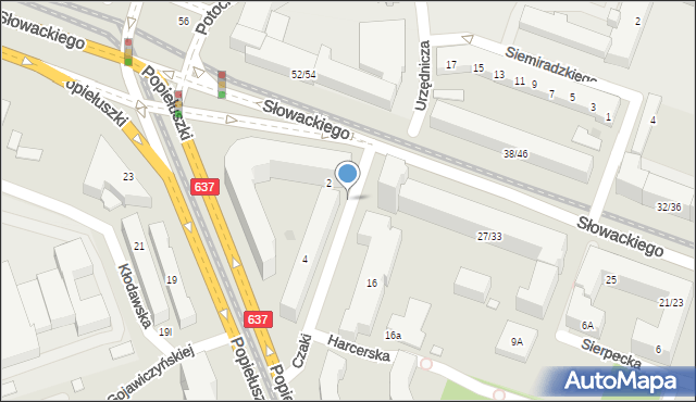 Warszawa, Czaki Hanki, 8, mapa Warszawy