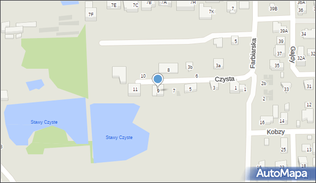 Warszawa, Czysta, 9, mapa Warszawy