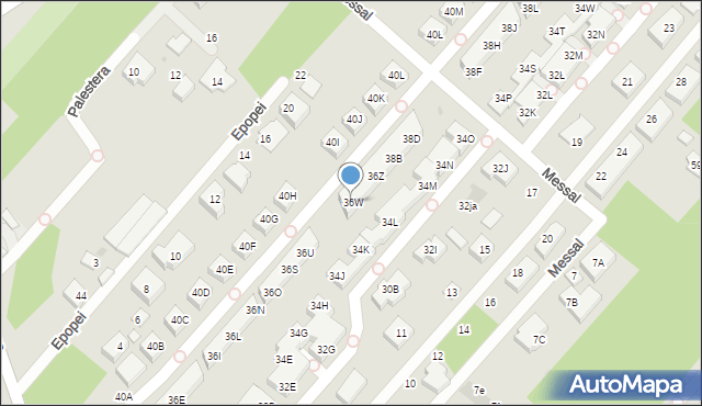 Warszawa, Czołowa, 36W, mapa Warszawy