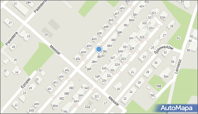 Warszawa, Czołowa, 38J, mapa Warszawy