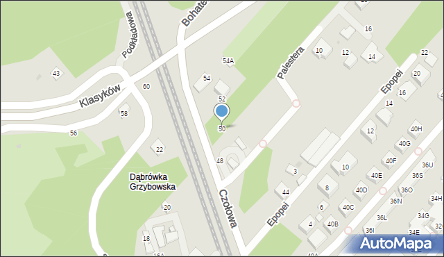 Warszawa, Czołowa, 50, mapa Warszawy