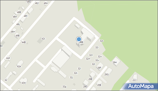 Warszawa, Czeremchowa, 40F, mapa Warszawy