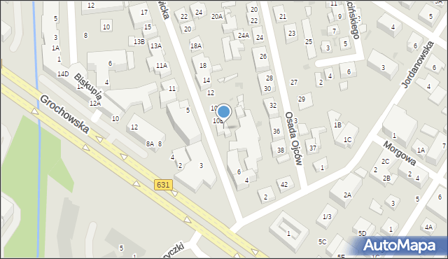 Warszawa, Czechowicka, 8, mapa Warszawy