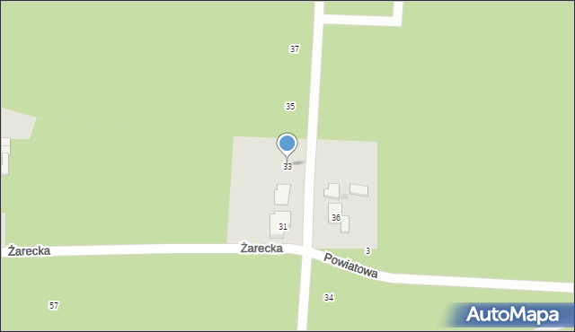 Warszawa, Czołgistów, 33, mapa Warszawy