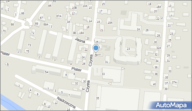 Wasilków, Czysta, 29, mapa Wasilków