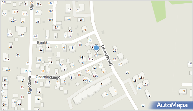 Wejherowo, Czarnieckiego Stefana, hetm., 11, mapa Wejherowo