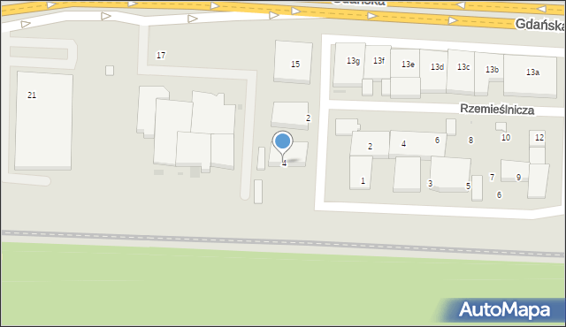 Wejherowo, Czeladnicza, 4, mapa Wejherowo