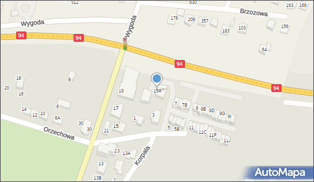 Wieliczka, Czarnochowska, 15A, mapa Wieliczka