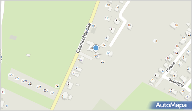 Wieliczka, Czarnochowska, 9A, mapa Wieliczka