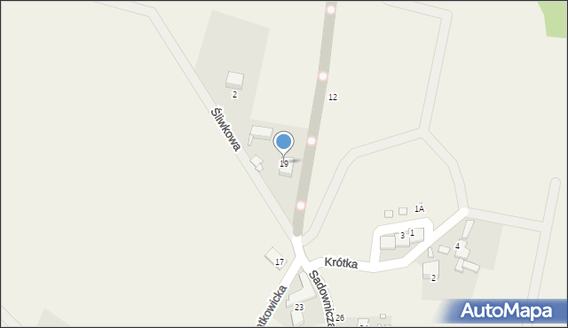 Wierzchowice, Czatkowicka, 19, mapa Wierzchowice