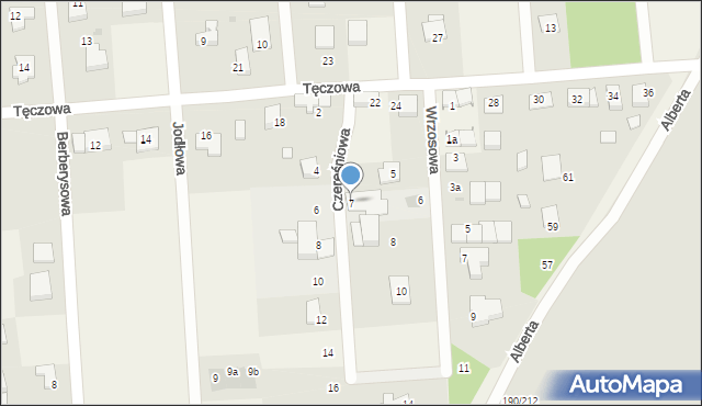 Wierzchowisko, Czereśniowa, 7, mapa Wierzchowisko