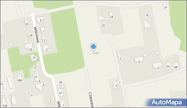 Wilkanowo, Czereśniowa, 10, mapa Wilkanowo