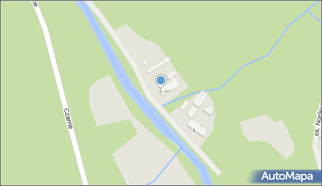 Wisła, Czarne, 6b, mapa Wisła