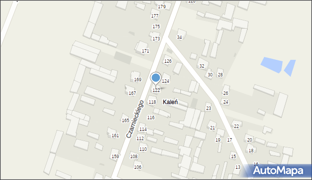 Wizna, Czarnieckiego Stefana, hetm., 122, mapa Wizna