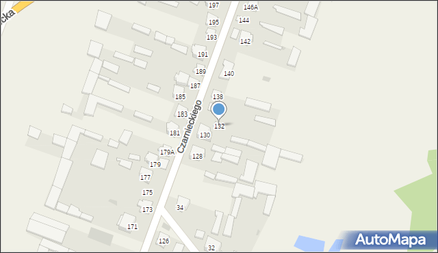 Wizna, Czarnieckiego Stefana, hetm., 132, mapa Wizna