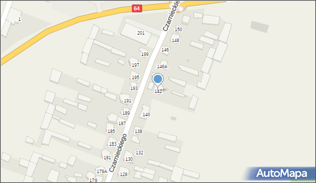 Wizna, Czarnieckiego Stefana, hetm., 142, mapa Wizna