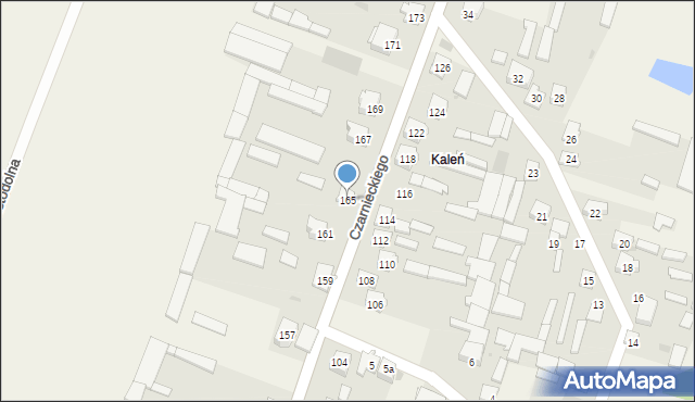 Wizna, Czarnieckiego Stefana, hetm., 165, mapa Wizna