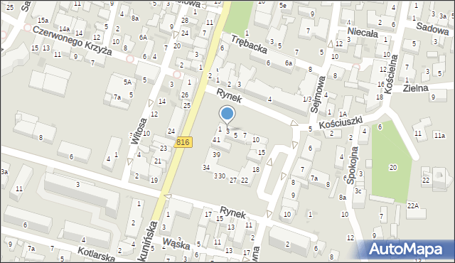 Włodawa, Czworobok, 3, mapa Włodawa