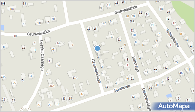 Wolbórz, Czarnieckiego Stefana, hetm., 4, mapa Wolbórz